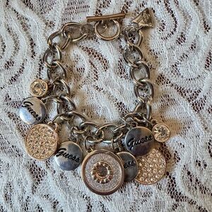 Guess Charm Bracelet Silver.